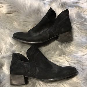 Seychelles black suede boho ankle boots